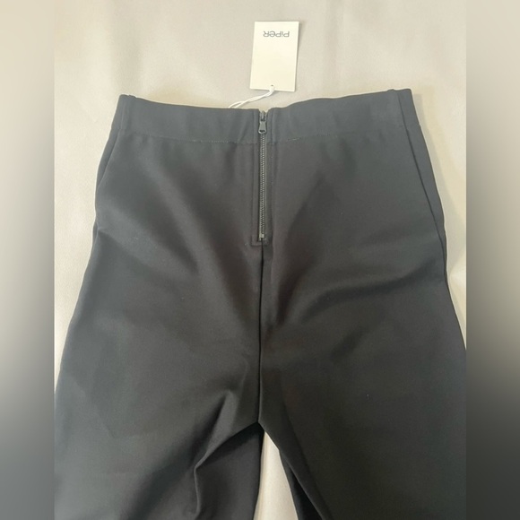 Piper Women's Black Bell Bottoms Stretchy High Waist Flare Leg Work Pants Sz S - Picture 12 of 12